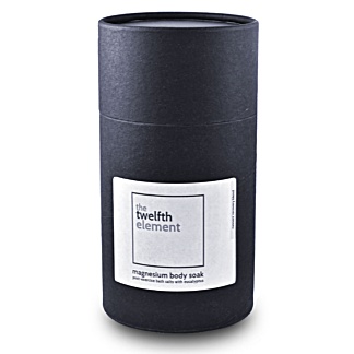 the twelfth element Black Cardboard Tube on white background